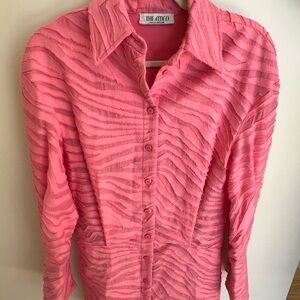 The Attico Vibrant Pink Shirt